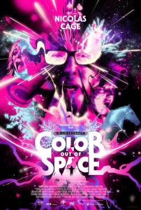 Bizarro purple poster art for The Color Out Of Space.